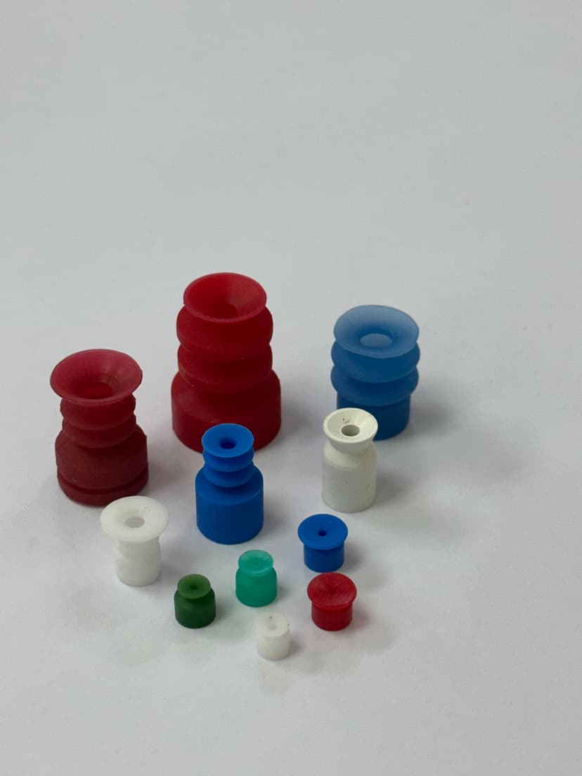 Multi-colour suction cups